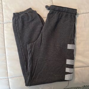 PINK Dark Grey Joggers Size Small